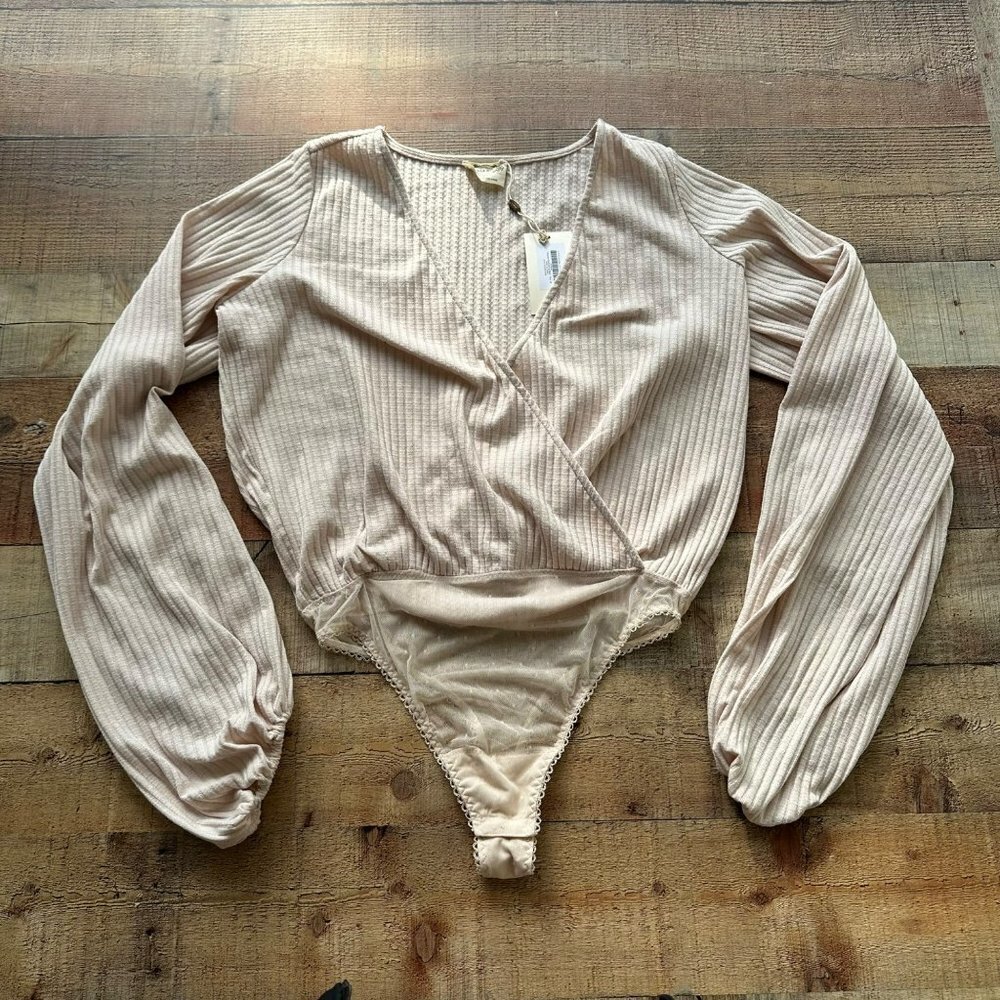 JoyFolie Mia Joy body suit shell cream women's M